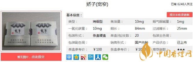 娇子宽窄礼盒装价格贵吗？100元一盒！